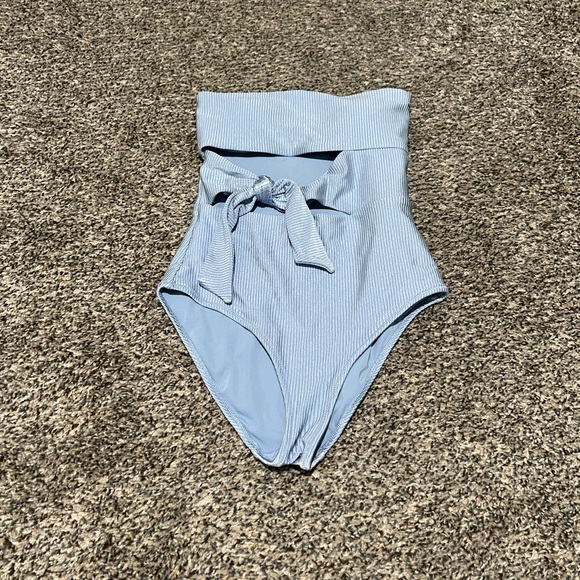 aerie Other - Aerie light blue shine one piece swimsuit